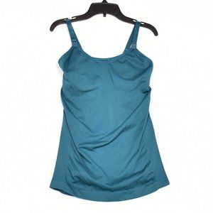 Trims Built in Shelf Bra Cup Tank Tops Cami Camisole Tummy Control Shaper Size M